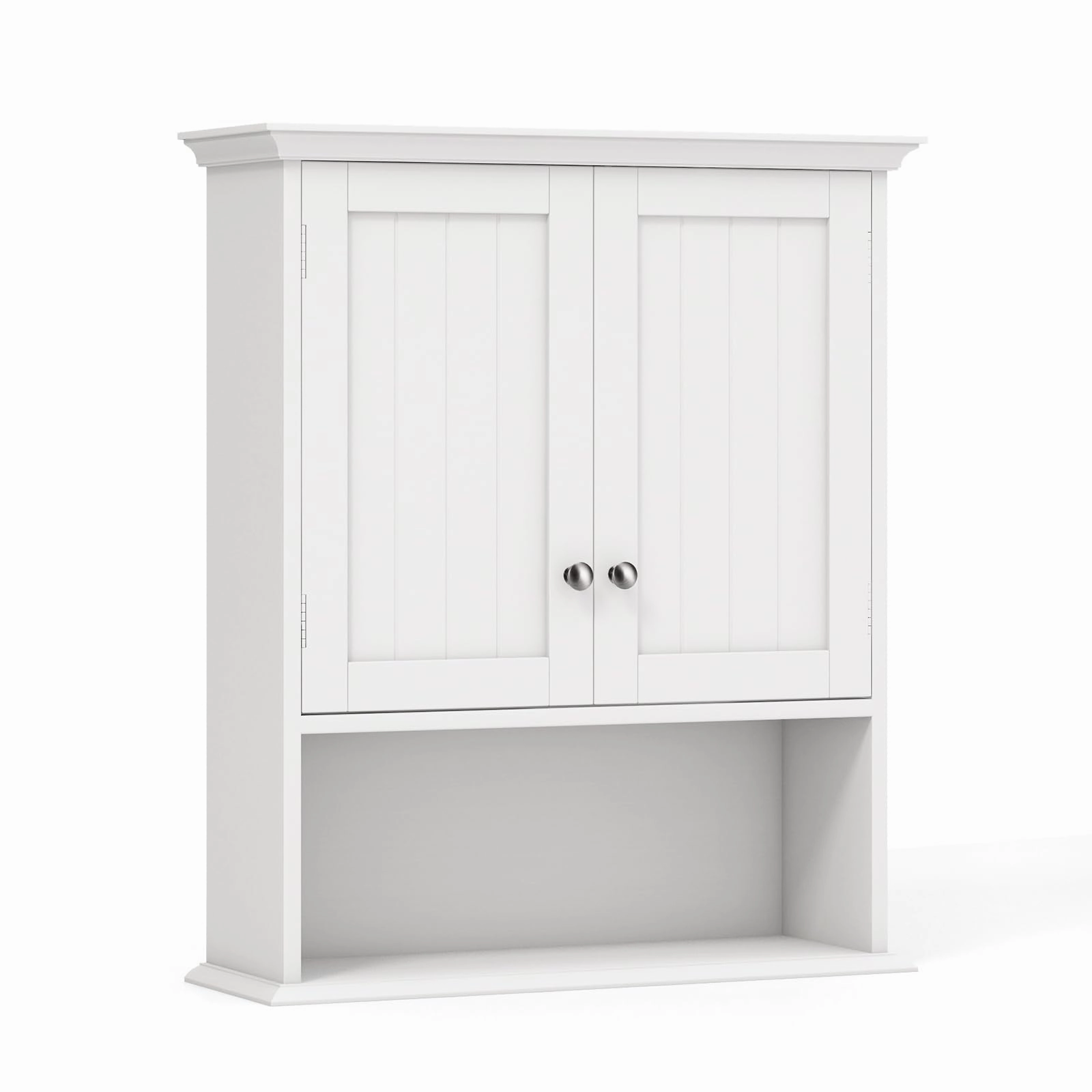 Giantex Wall Mounted Medicine Cabinets - Above Toilet Bathroom Cabinet with Adjustable Shelf