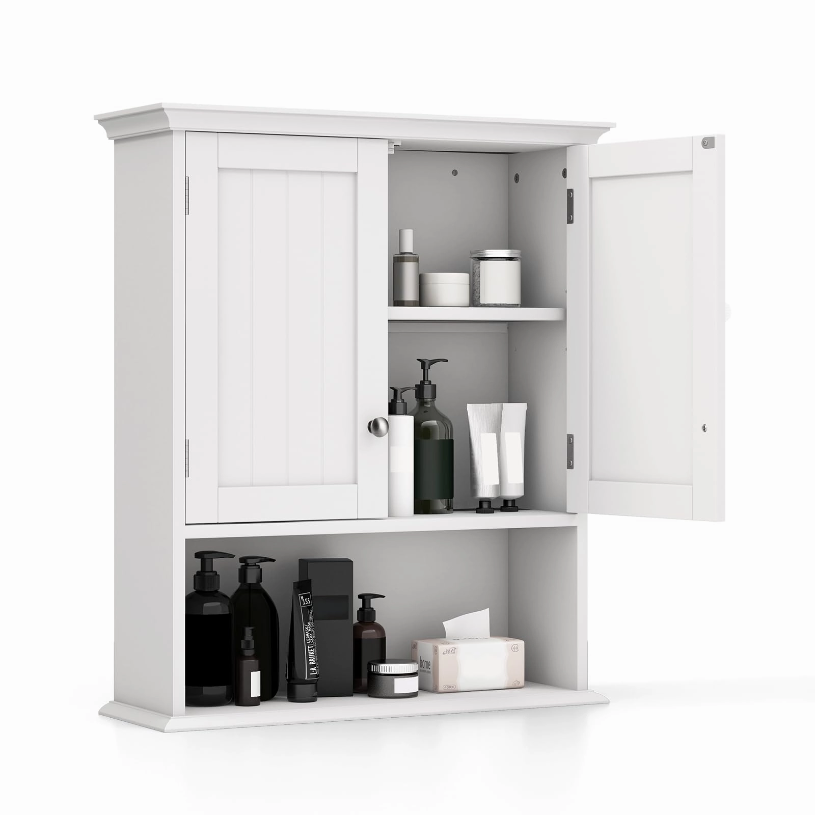 Giantex Wall Mounted Medicine Cabinets - Above Toilet Bathroom Cabinet with Adjustable Shelf bathroom storage cabinet, over toilet storage