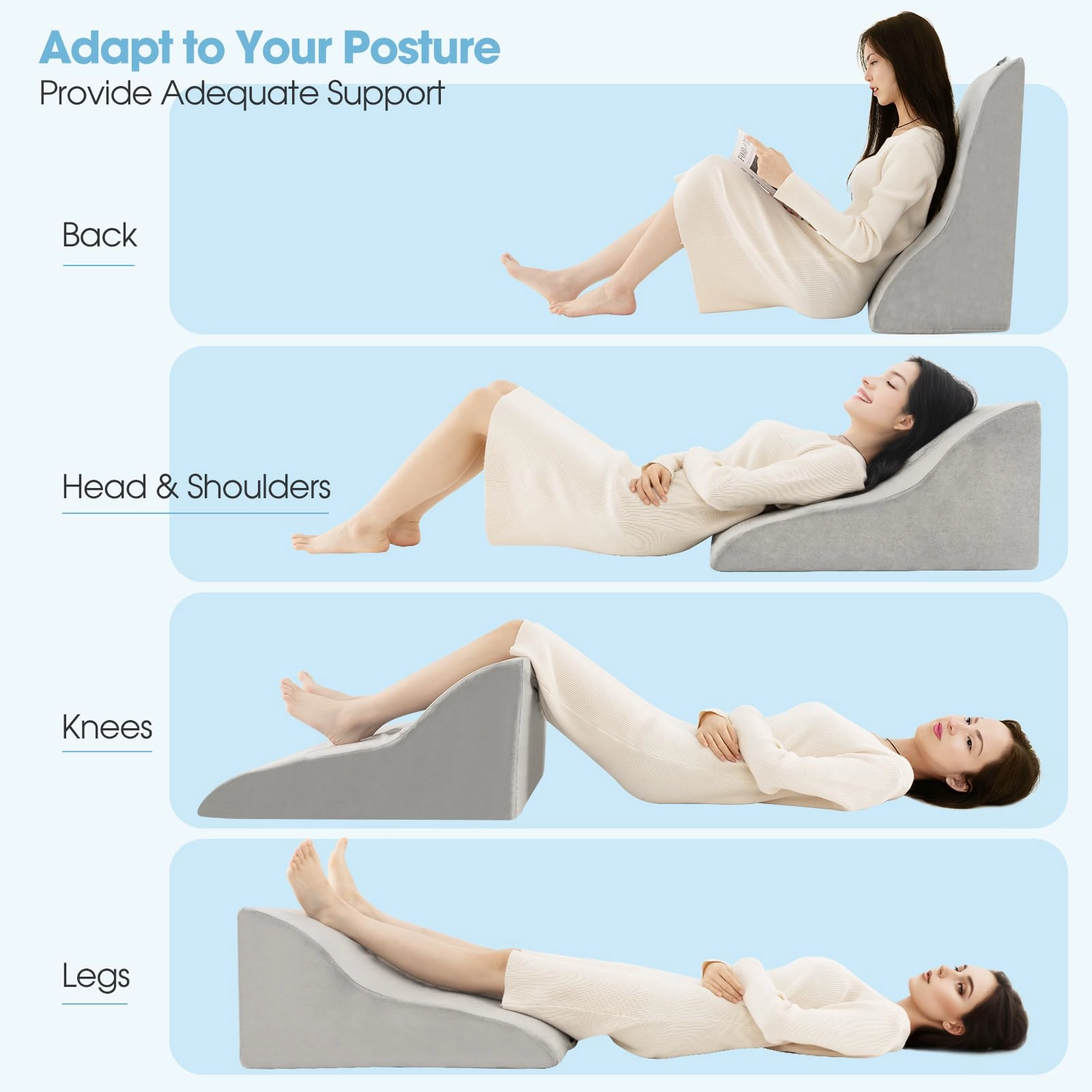 Giantex Wedge Pillow for Sleeping