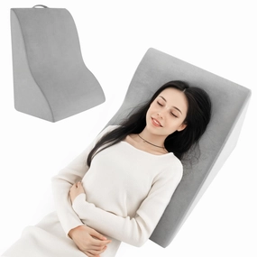 Giantex Wedge Pillow for Sleeping fleece blanket, knit throw