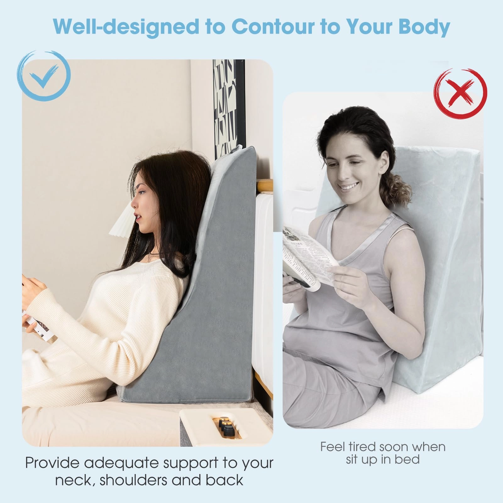 Giantex Wedge Pillow for Sleeping