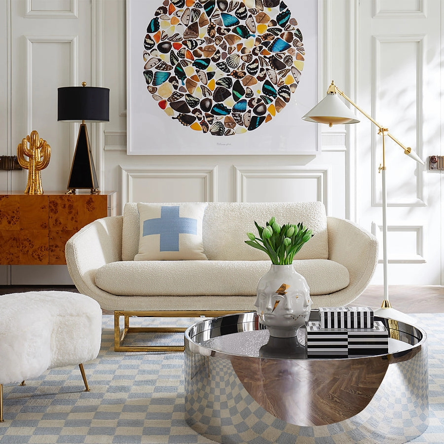 Gilded Porcelain Face Vase L | Jonathan Adler Dora Maar