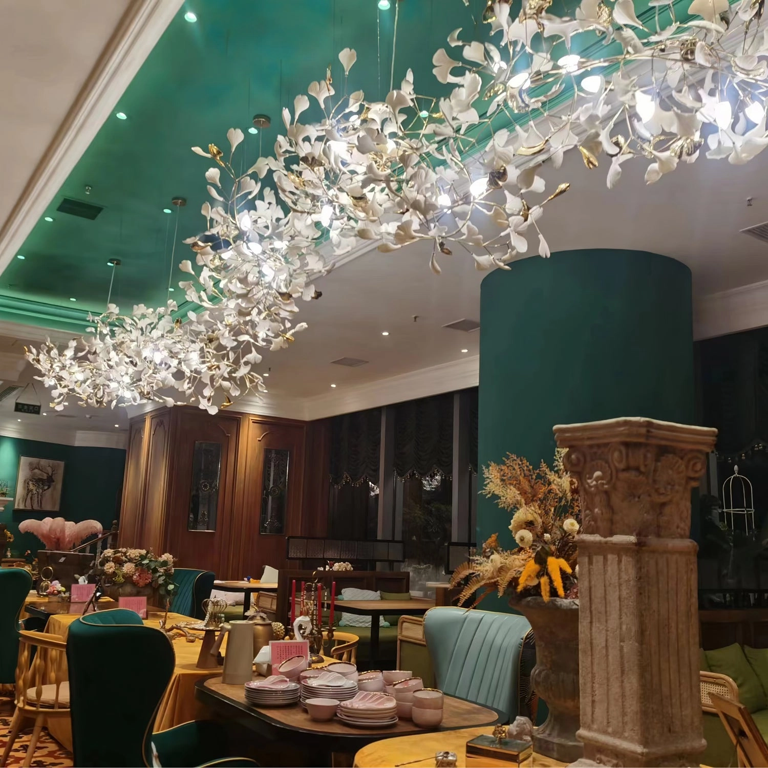 Gingko Leaves Chandelier