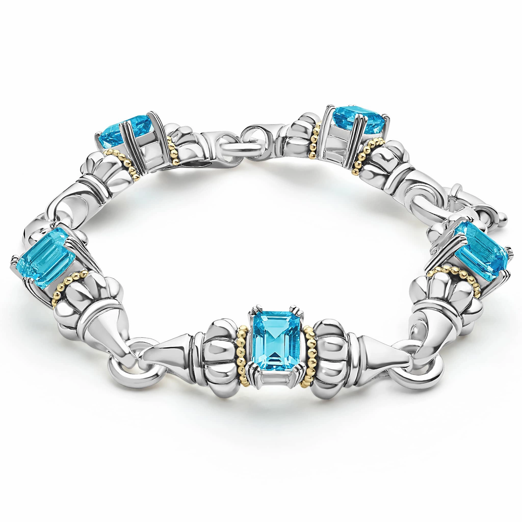 Glacier Classic Swiss Blue Topaz Bracelet