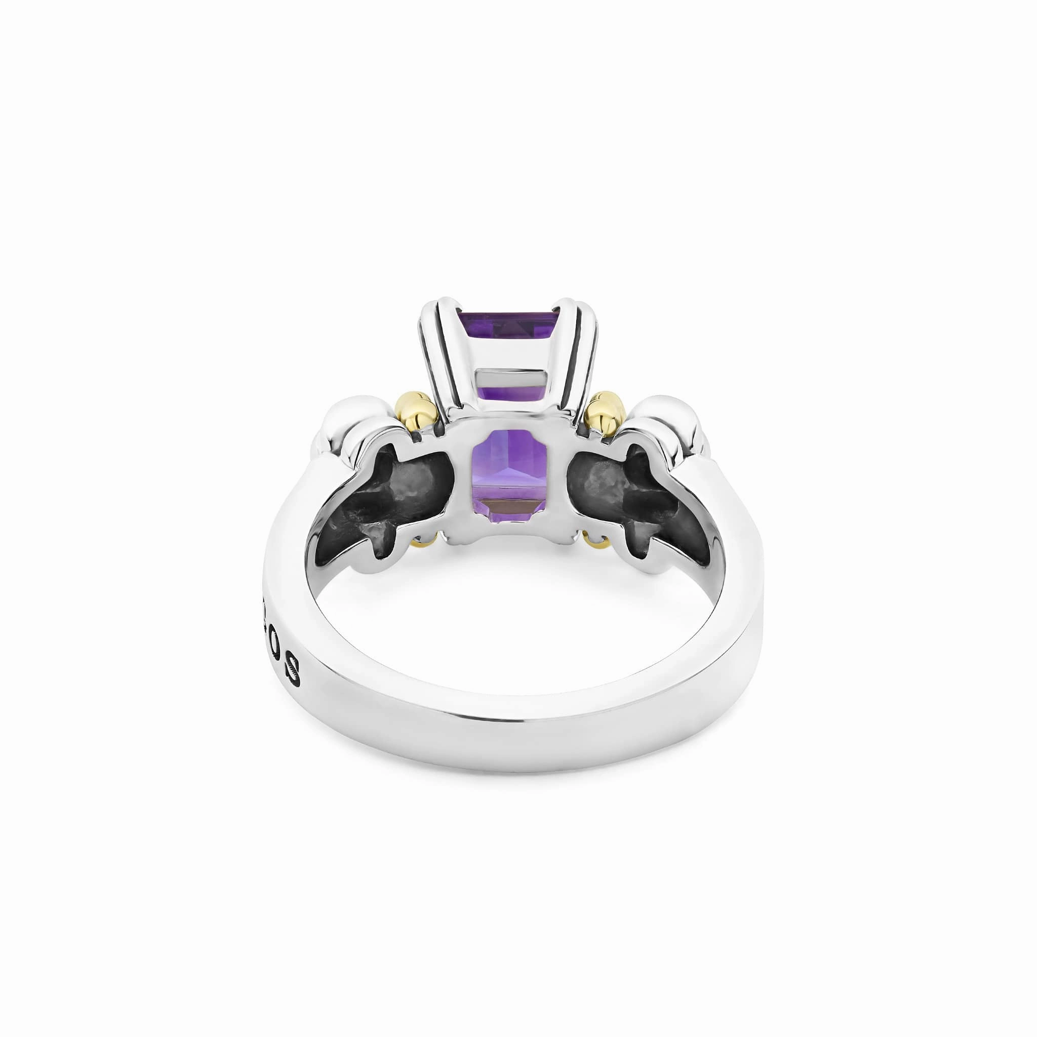 Glacier Small Emerald-Cut Amethyst Ring