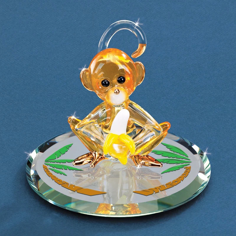 Glass Baron Banana Monkey Decorative Mirror,Home Decor Mirror
