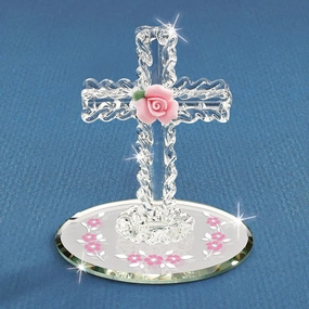 Glass Baron Cross Decorative Mirror,Home Decor Mirror