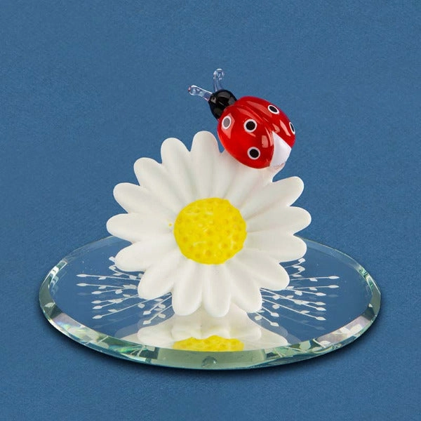 Glass Baron Daisybug Figurine Decorative Mirror,Home Decor Mirror