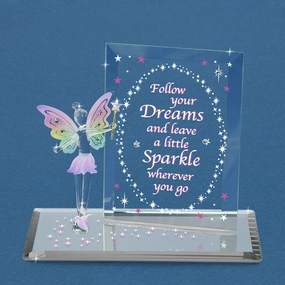 Glass Baron Dream and Sparkle Fairy Decorative Mirror,Home Decor Mirror