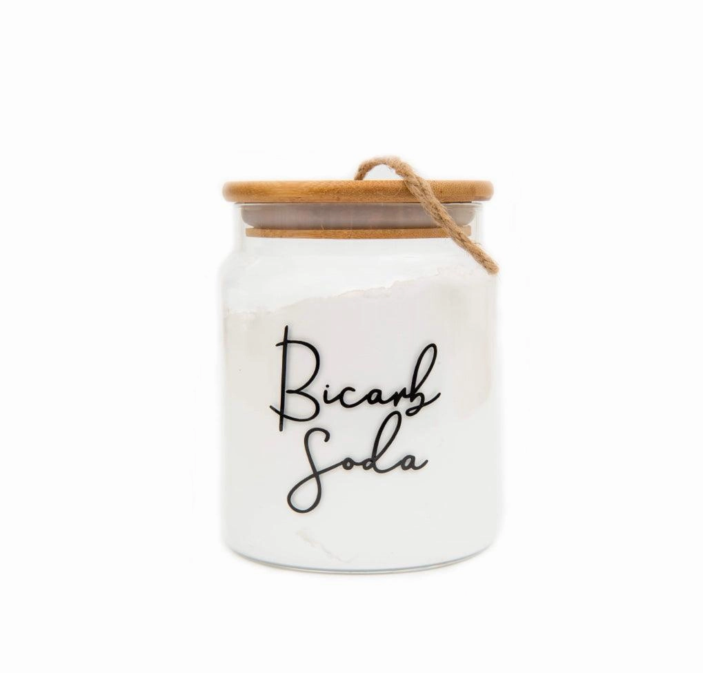Glass Jar with Bamboo and Twine Lid - 1L