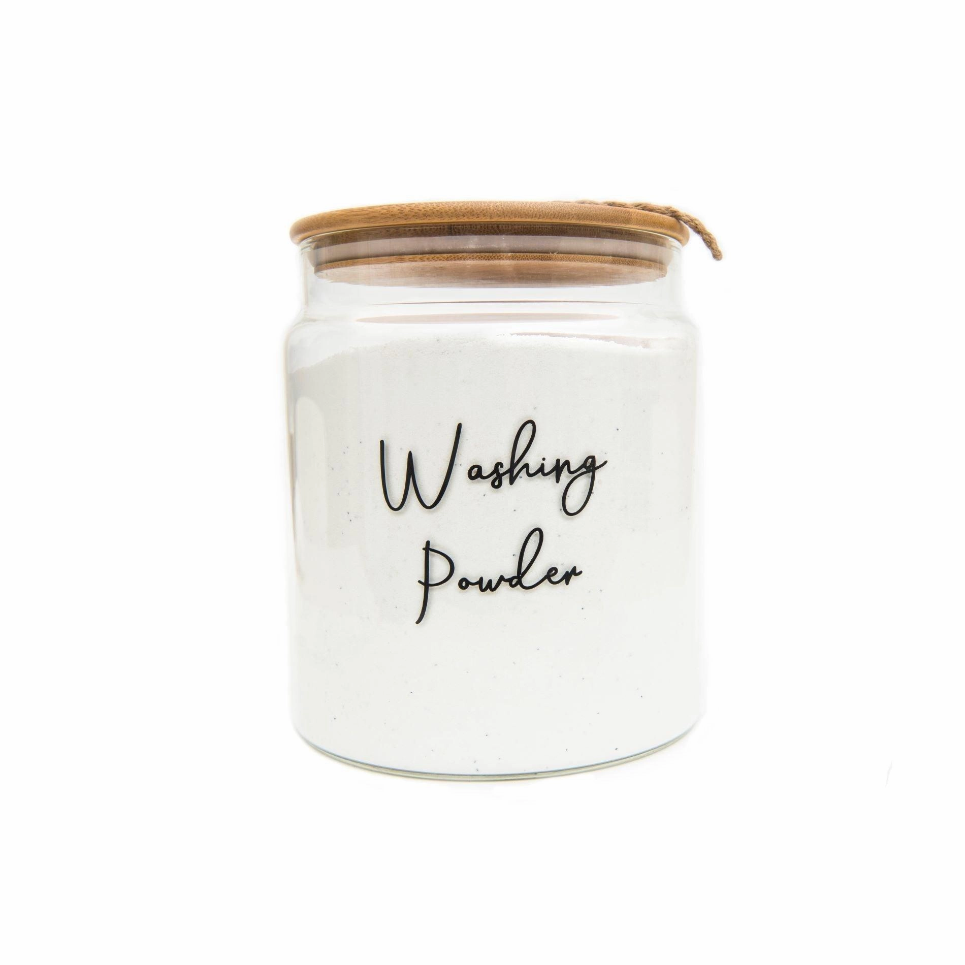 Glass Jar with Bamboo and Twine Lid - 4L