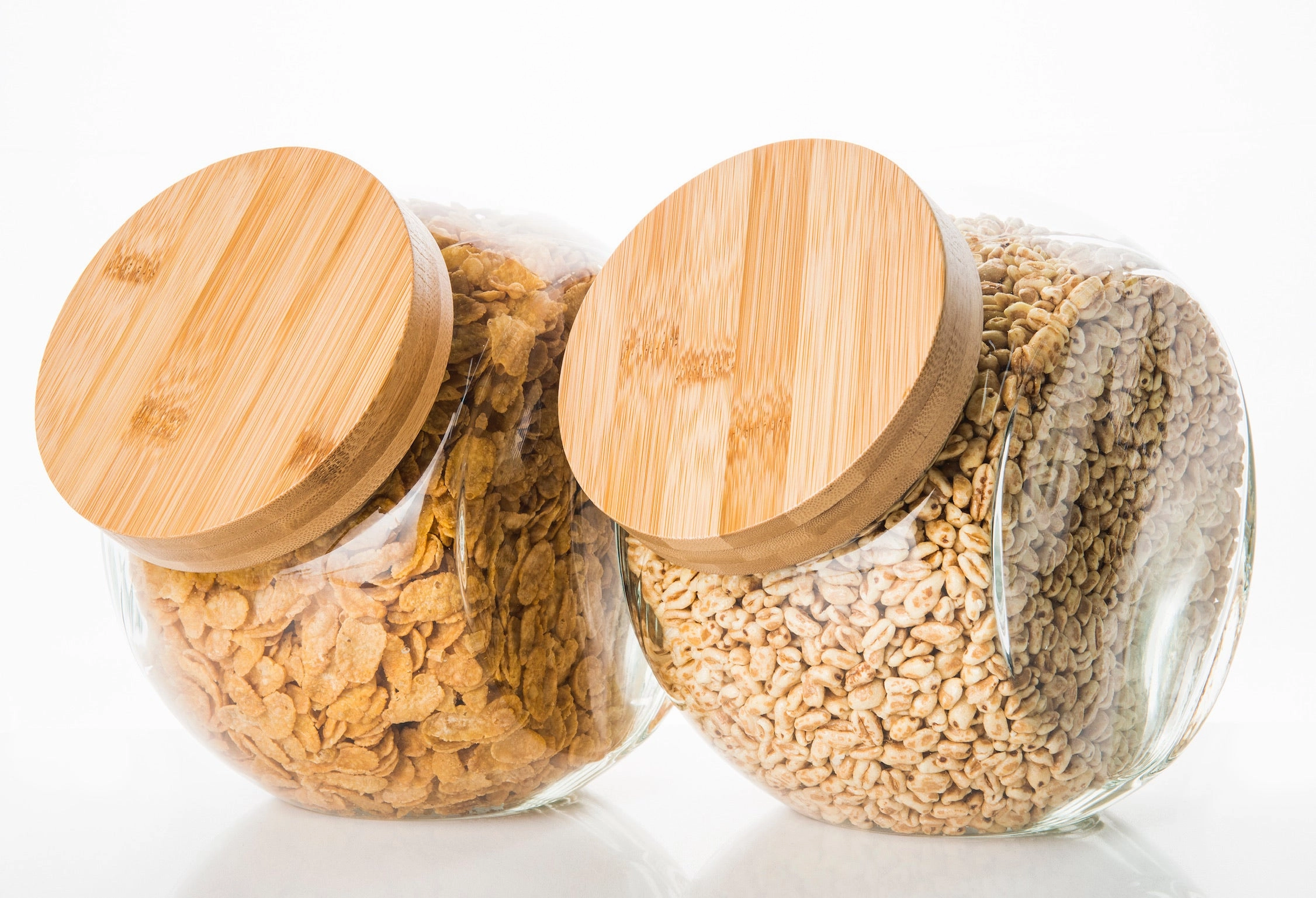 Glass Snack Jar with Bamboo Lid - 4L