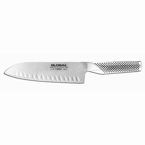 Global G-80 Granton Santoku Knife, 7" Food Storage,Food Containers