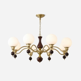 Globe Orb Wood Chandelier chandelier,ceiling light,decorative lighting