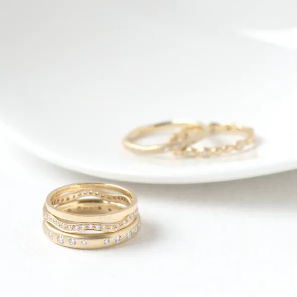 Gold Wavy Stardust Band