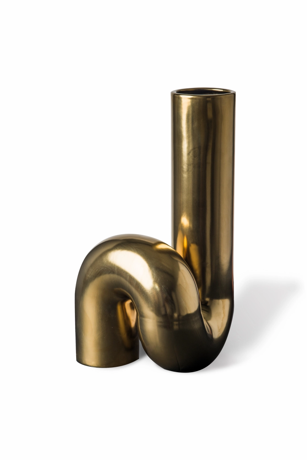 Gold Ceramic Modern Vase | Pols Potten Yourtube