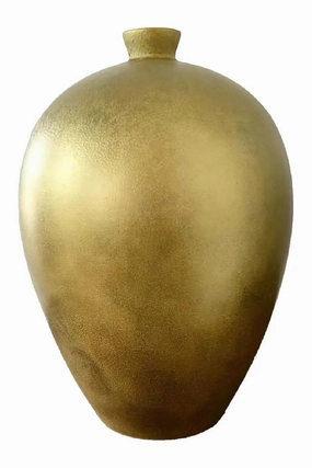 Gold Ceramic Vase | OROA Shirley Vase,Glass Vase