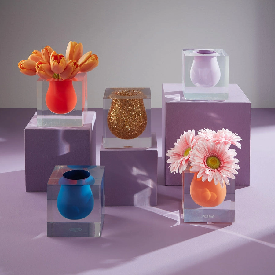 Gold Mini Scoop Vase | Jonathan Adler Bel Air