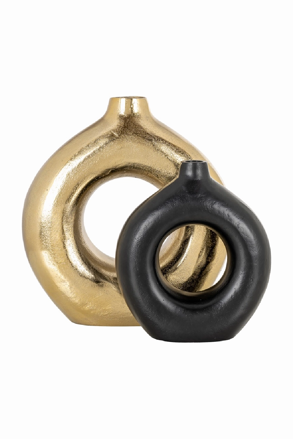 Gold Round Vase | OROA Felicia