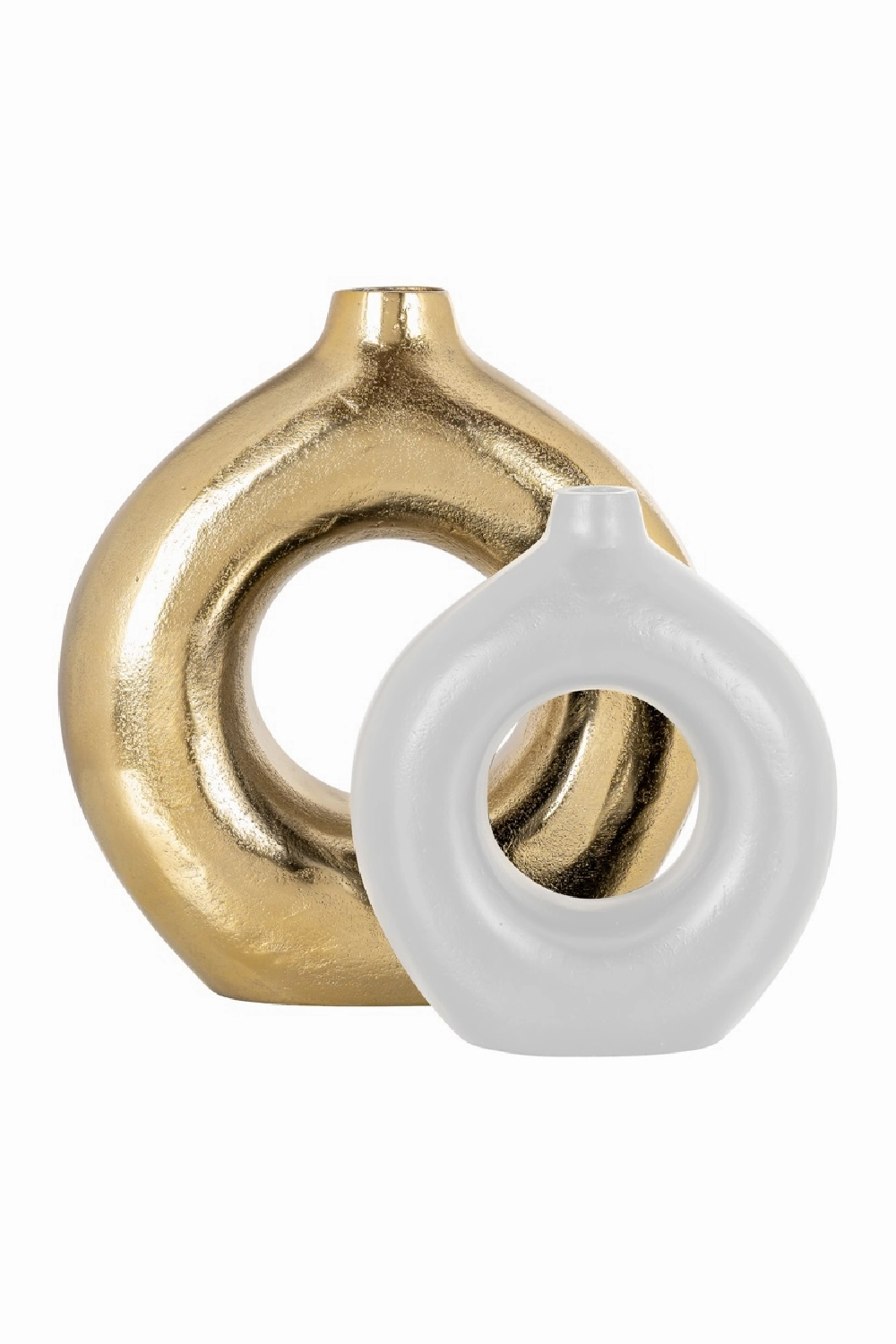 Gold Round Vase | OROA Felicia
