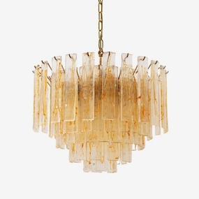 Golden Amber Murano Glass Chandelier chandelier,ceiling light,decorative lighting