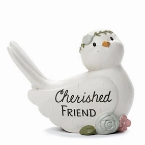 Graceful Sentiments Bird - Friend Decorative Mirror,Home Decor Mirror