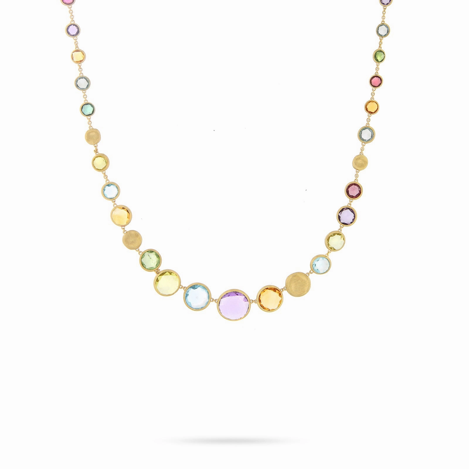 Graduated Mixed Gemstone Collar