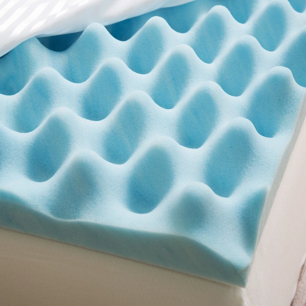 Grande Hotel Collection 4-inch Big Comfort Gel Memory Foam Mattress Topper with Polysilk Cover