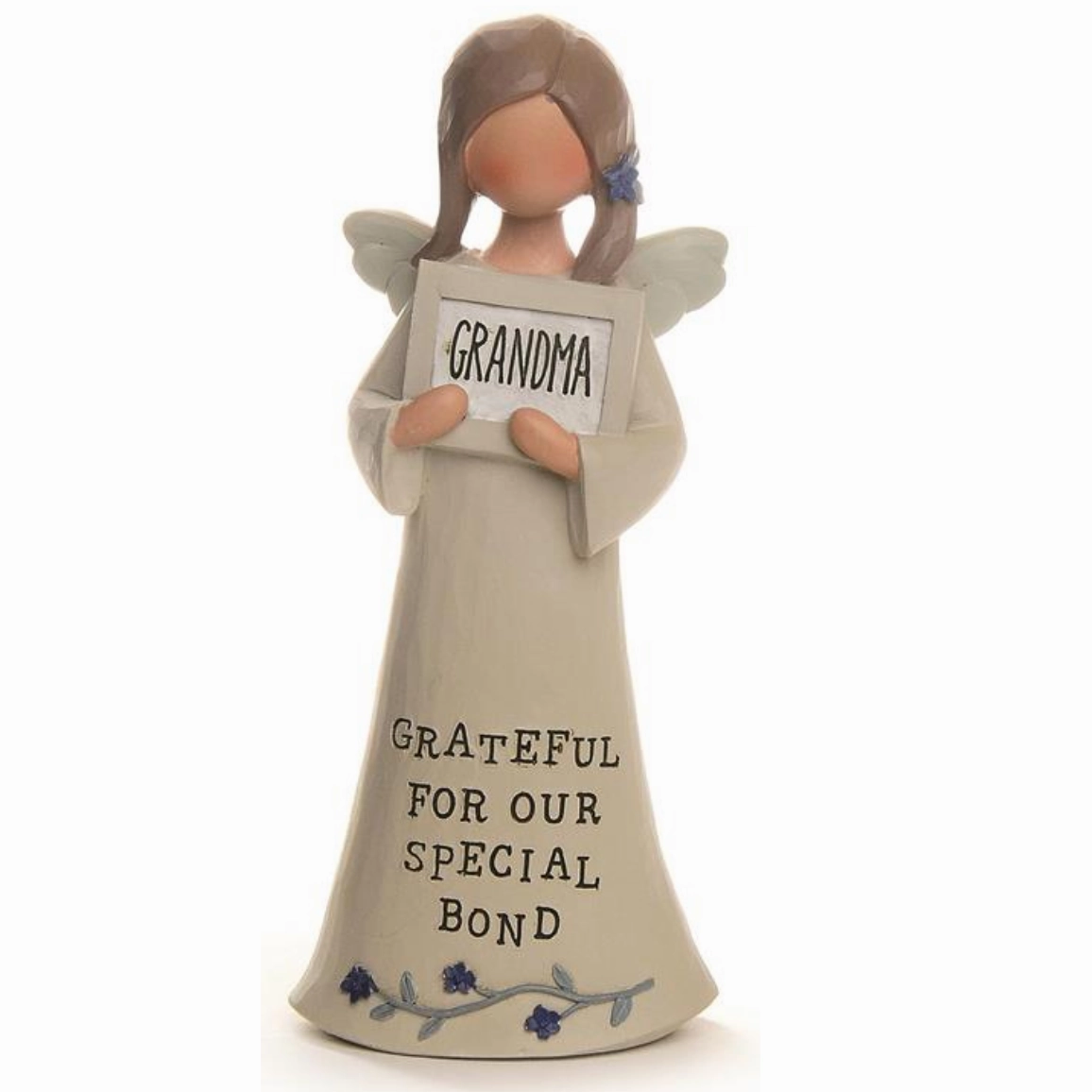 Grateful For Our Special Bond Grandma Mini Angel Figurine 5" Decorative Mirror,Home Decor Mirror