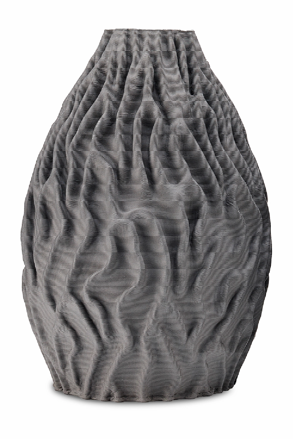 Gray 3D Printed Ceramic Vase | Liang & Eimil Nara Vase,Glass Vase