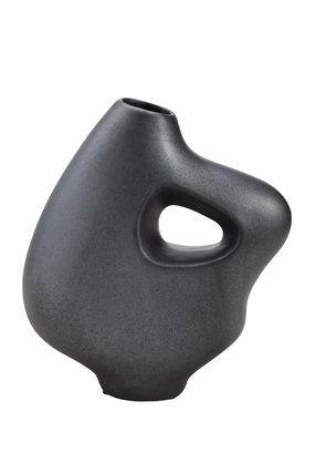 Gray Contemporary Ceramic Vase | Liang & Eimil Nile Vase,Glass Vase