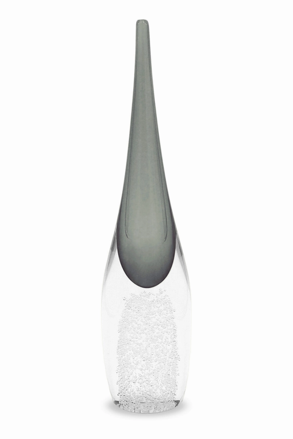 Gray Crystal Vase | Liang & Eimil Ellis Vase,Glass Vase