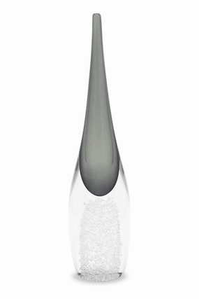 Gray Crystal Vase | Liang & Eimil Ellis Vase,Glass Vase