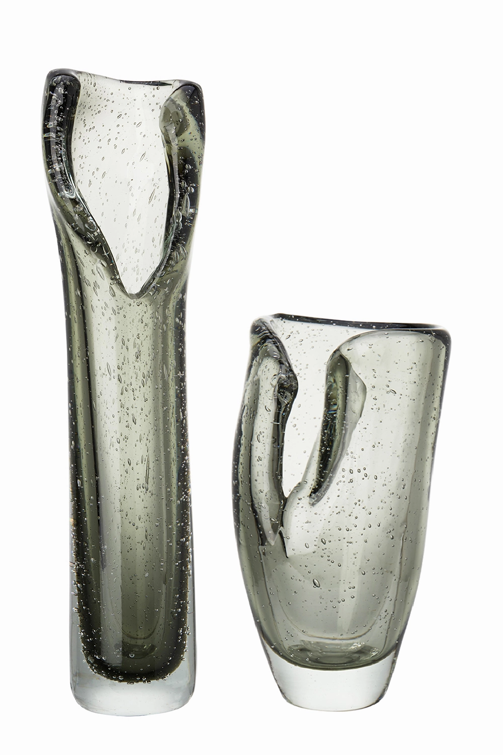 Gray Glass Organic Vase L | Liang & Eimil Elise