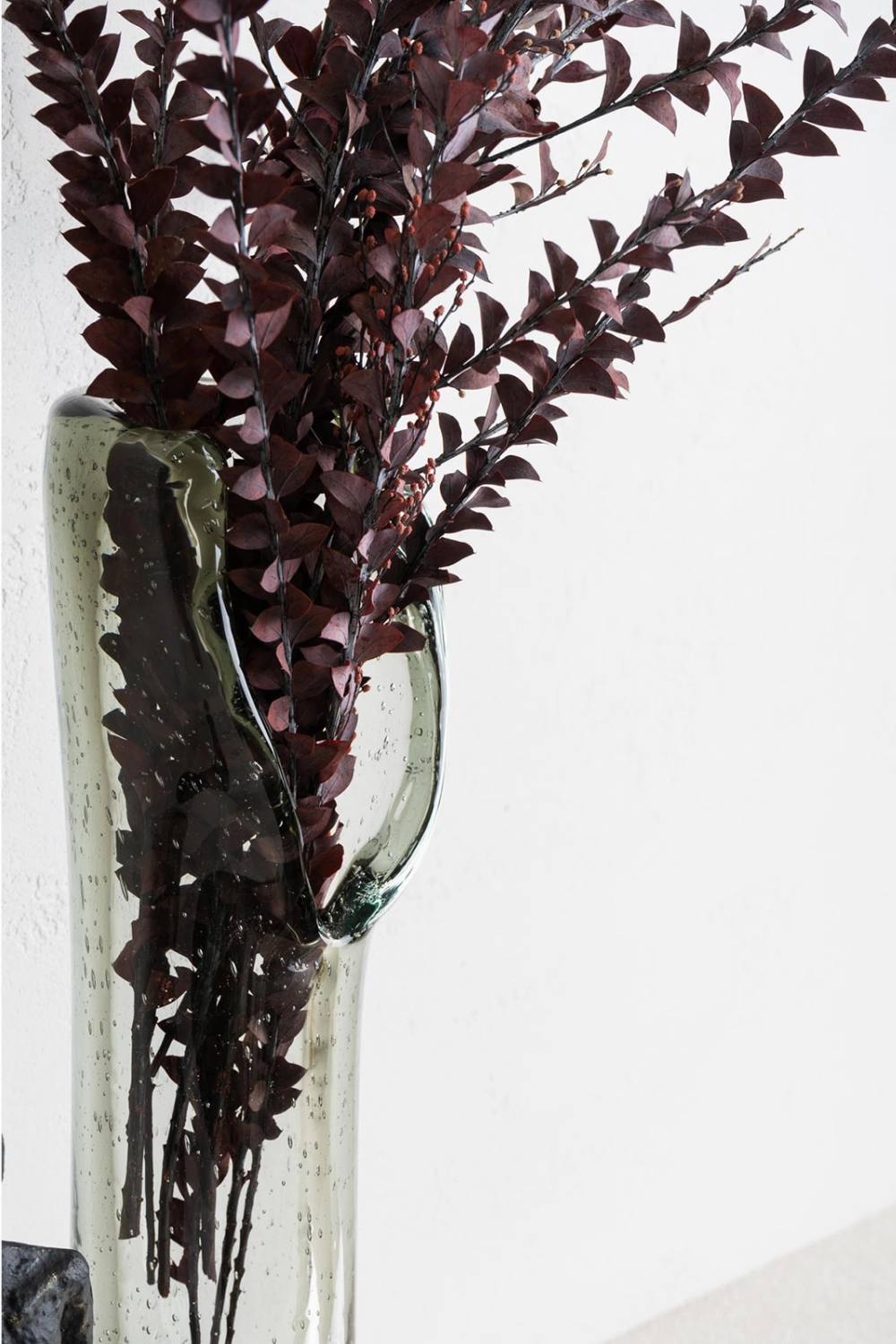 Gray Glass Organic Vase L | Liang & Eimil Elise