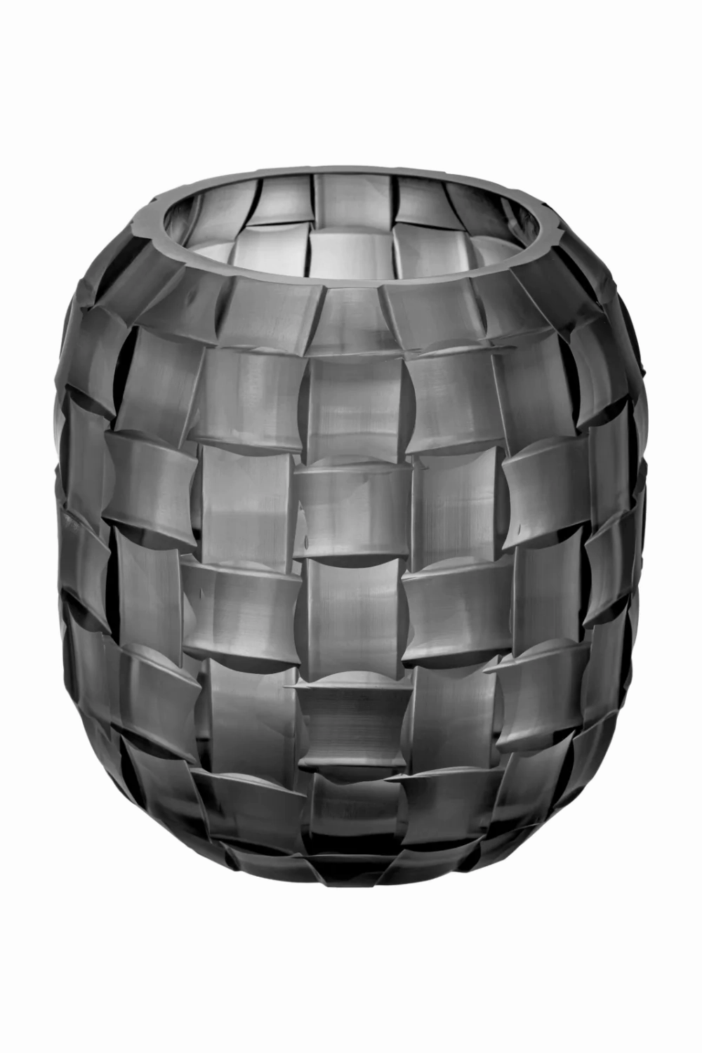 Gray Hand Blown Glass Vase | Eichholtz Varese