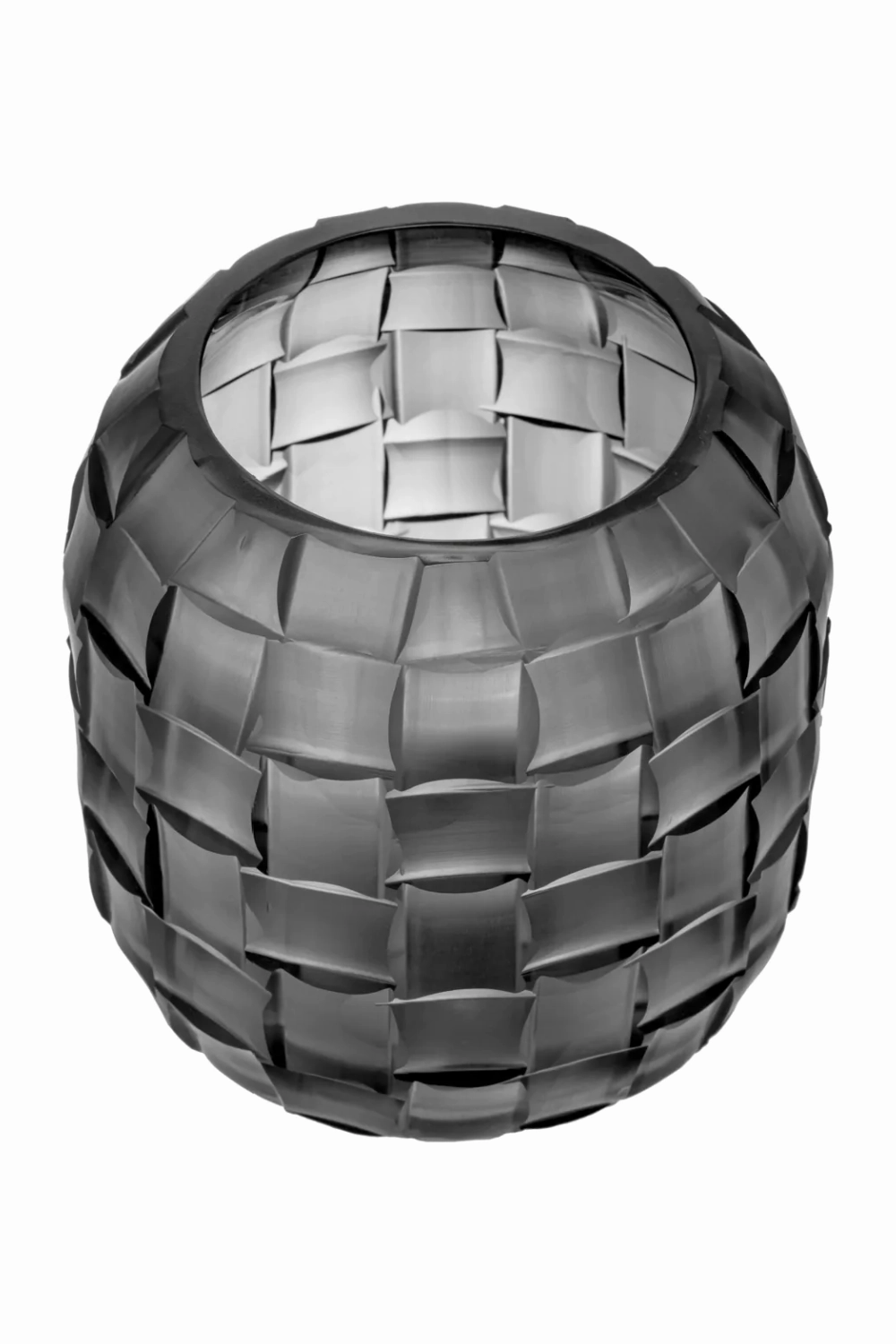 Gray Hand Blown Glass Vase | Eichholtz Varese