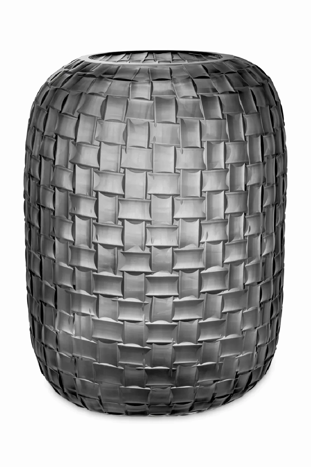 Gray Hand Blown Glass Vase | Eichholtz Varese