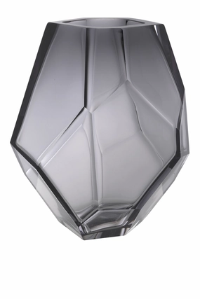 Gray Handblown Glass Vase | Eichholtz Martina Vase,Glass Vase