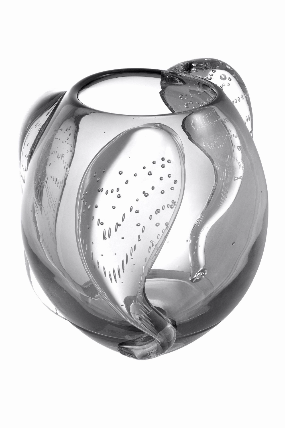 Gray Handblown Glass Vase | Eichholtz Sianluca L