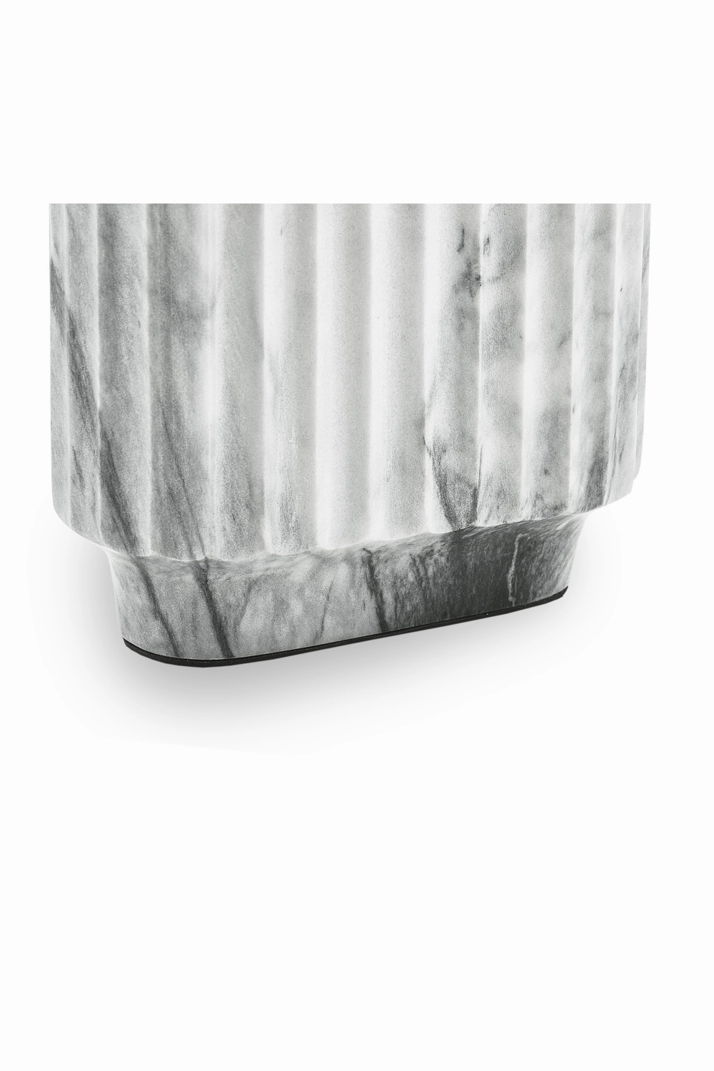 Gray Marble Fluted Vase | Liang & Eimil Zeno