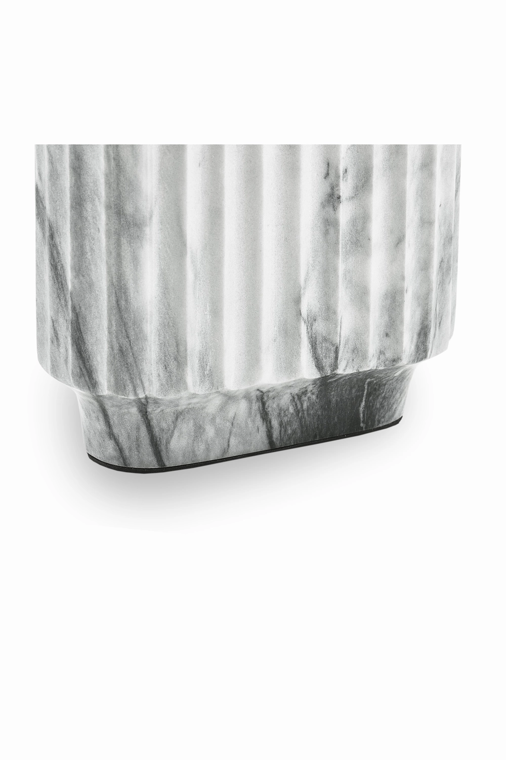 Gray Marble Fluted Vase | Liang & Eimil Zeno