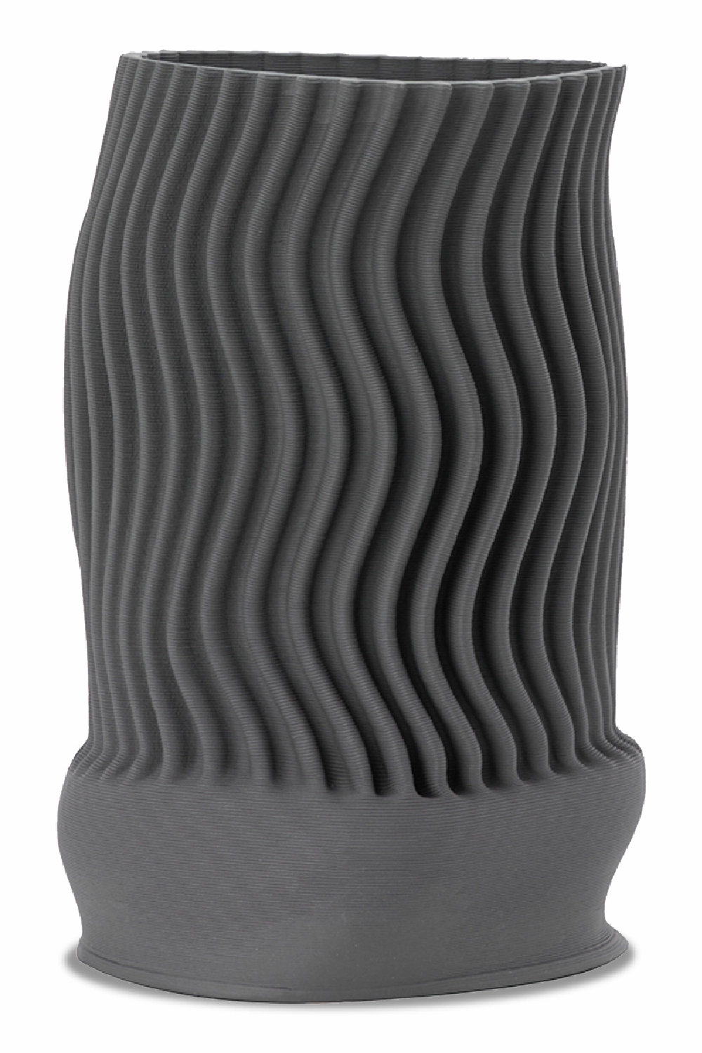 Gray Textured Ceramic Vase | Liang & Eimil Vradia Vase,Glass Vase