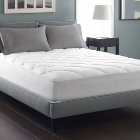 Great Sleep 37.5 Mattress Pad - White mattress pads,mattress topper,bed protection