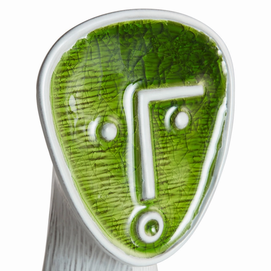 Green Glass Face Vase | Jonathan Adler Les Amis Le Surpris