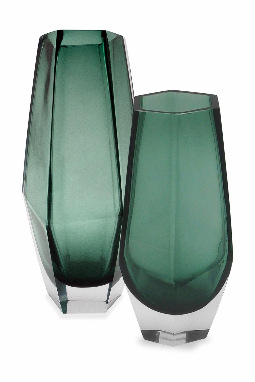 Green Glass Modern Vase | Liang & Eimil Wiley