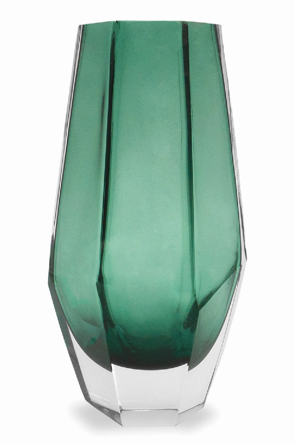 Green Glass Modern Vase | Liang & Eimil Wiley Vase,Glass Vase