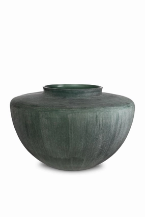 Green Handblown Glass Vase | Eichholtz Wainscott Vase,Glass Vase