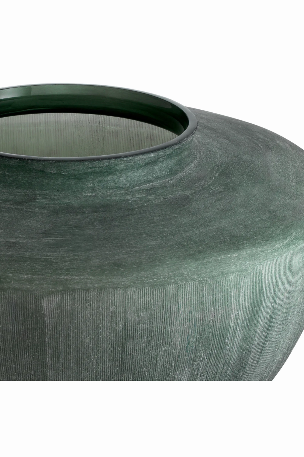 Green Handblown Glass Vase | Eichholtz Wainscott