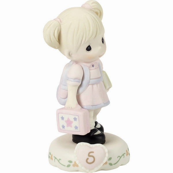 Growing In Grace Age 5 Blonde Girl Figurine Decorative Mirror,Home Decor Mirror